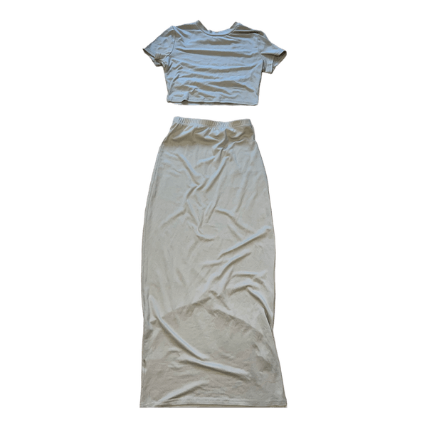 Beige two-piece set