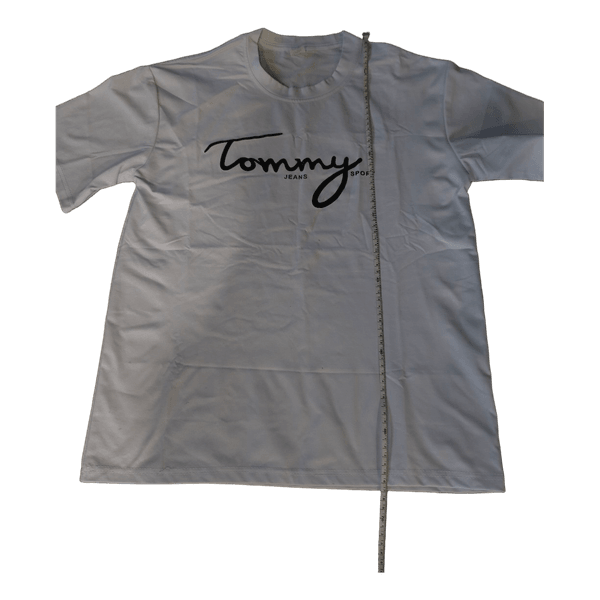 Balta Tommy Jeans marškinėliai
