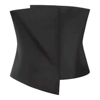 Black zara strapless top corset