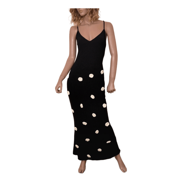 Black maxi dress
