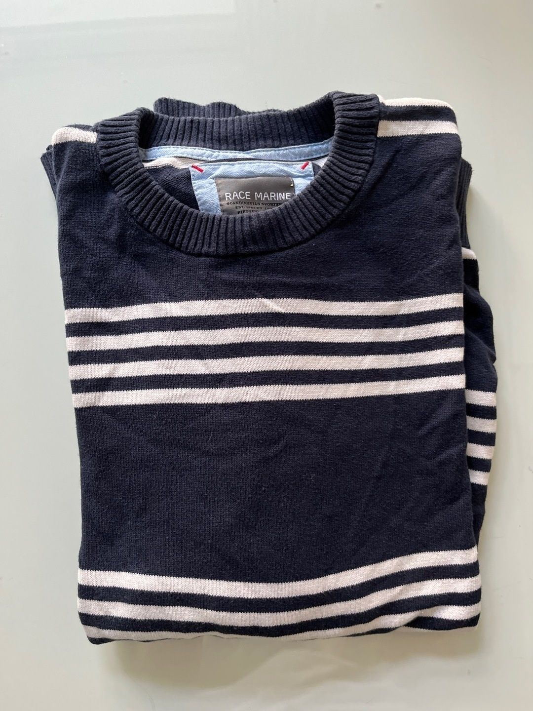 Race marine cardigan