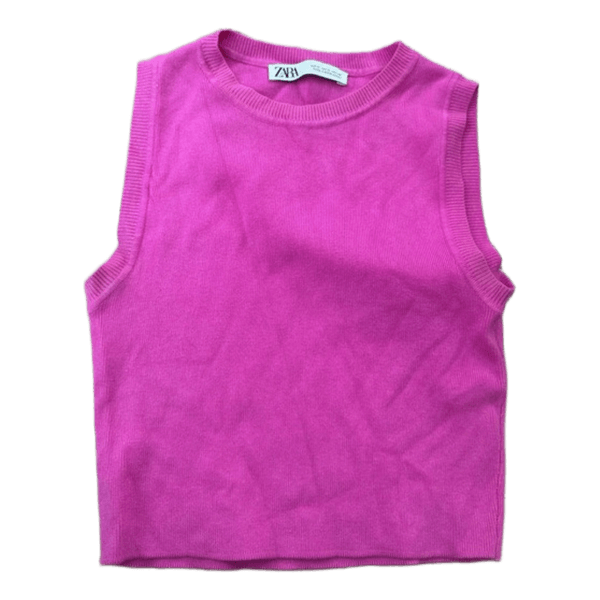 Pinkki neuletoppi