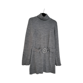 harmaa pooloneulemekko