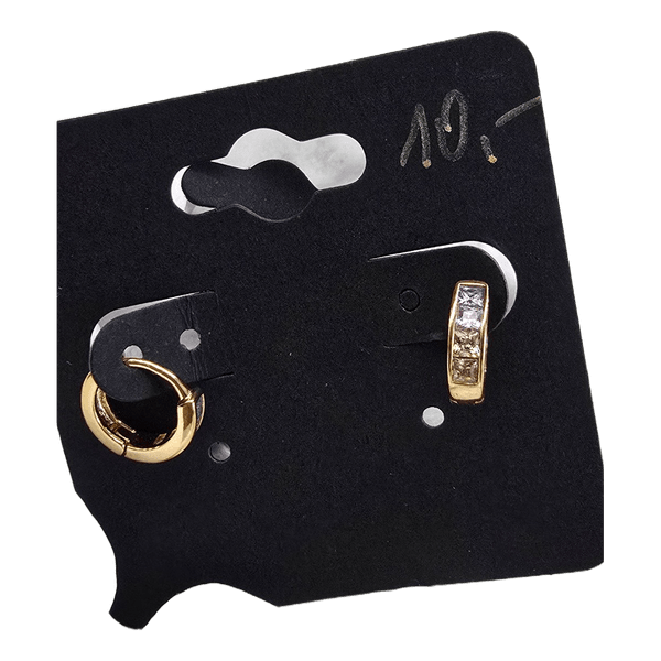 Gold hoop earrings