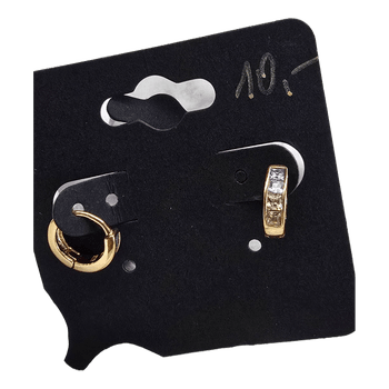 Gold hoop earrings