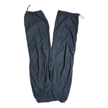 Black drawstring trousers