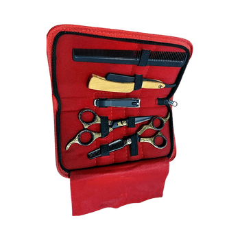 Professional hair cutting scissors set and hair thinner 