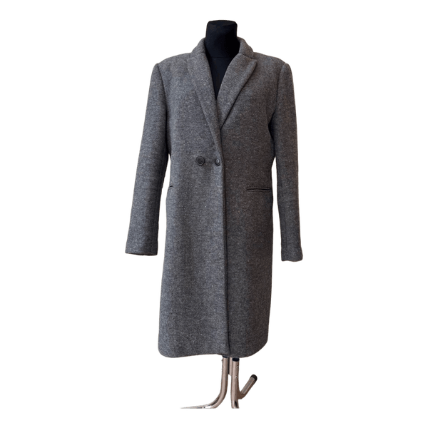 Grey wool coat