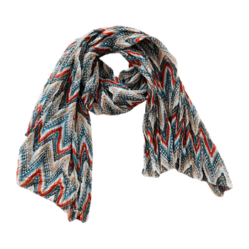 Lindex Colorful Patterned Viscose Scarf
