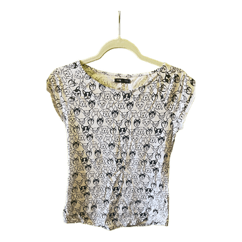 Sinsay dog print t-shirt