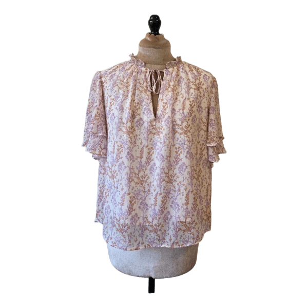 Vanessa Bruno floral silk-blend blouse (L / 40)