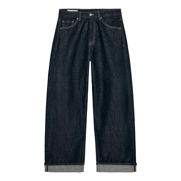 Mørkeblå wide leg jeans
