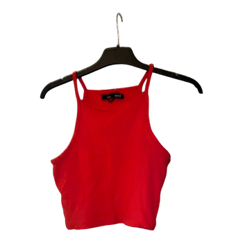 Red Zara crop top