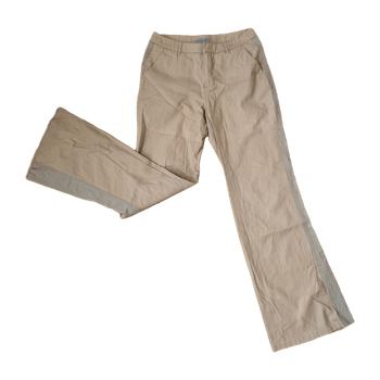 Beige low waist pants y2k