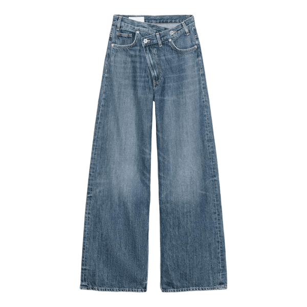Blå wide leg jeans