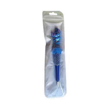 Sininen koristeellinen kuulakärkikynä