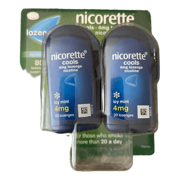 Nicorette cools 4mg  pastiles