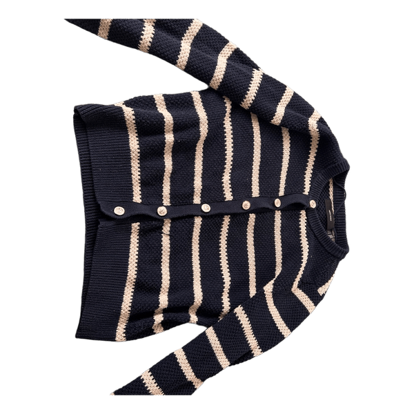 Striped knit cardigan vera moda