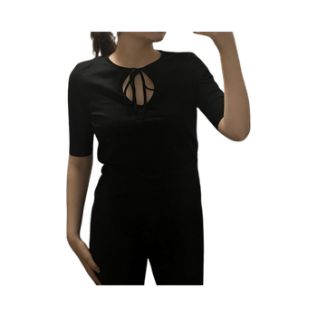 Musta solmittava t-paita