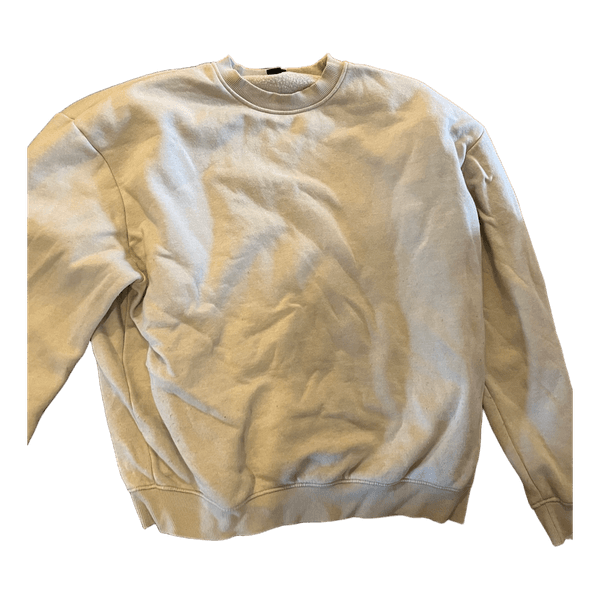BoohooMAN beige sweatshirt