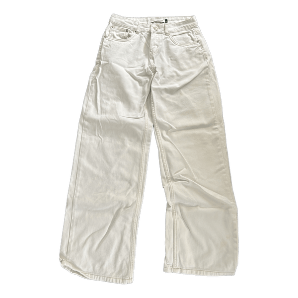 Hvide wide-leg jeans