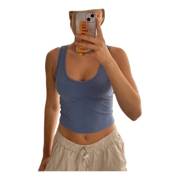 Blue tank top