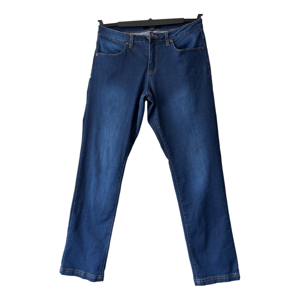 Blue denim jeans