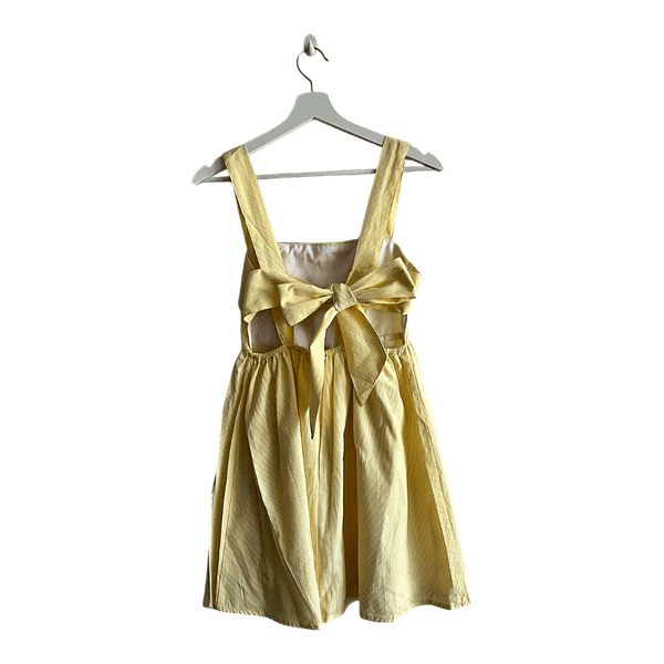 Yellow striped dress