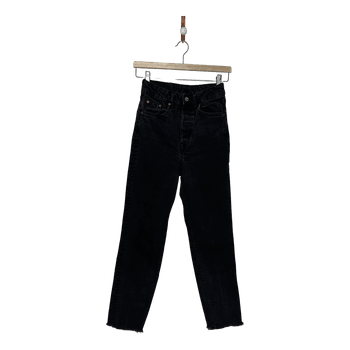 Black high waisted jeans