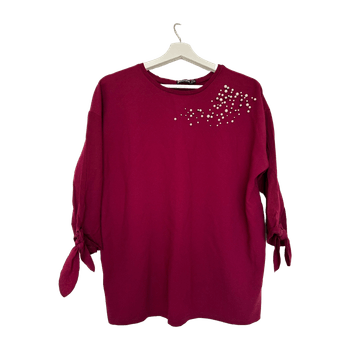 Stradivarius blouse with pearl details