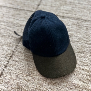 Navy Paul Smith  wool baseball cap