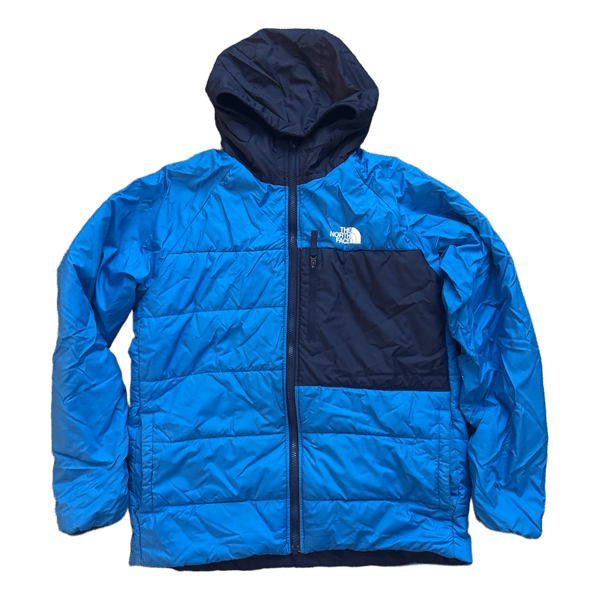 Blue North Face reversible jacket