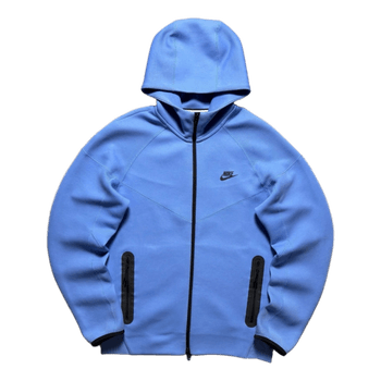 Nike Tech Fleece Tracksuit Hoodie Full zip Blue - M