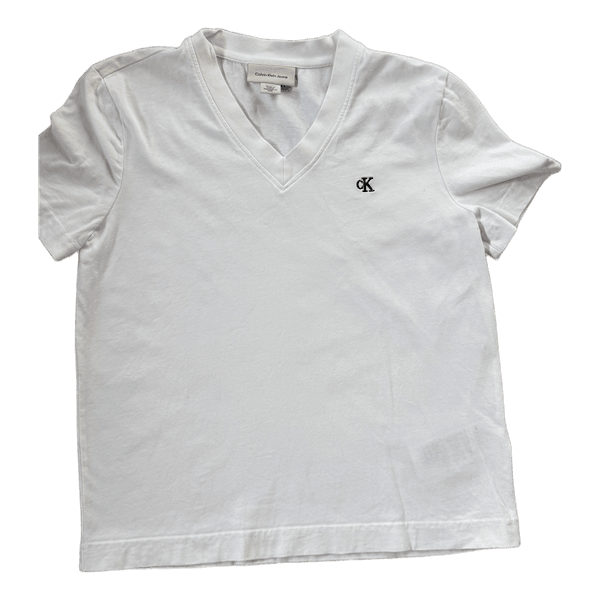 White Calvin Klein t-shirt