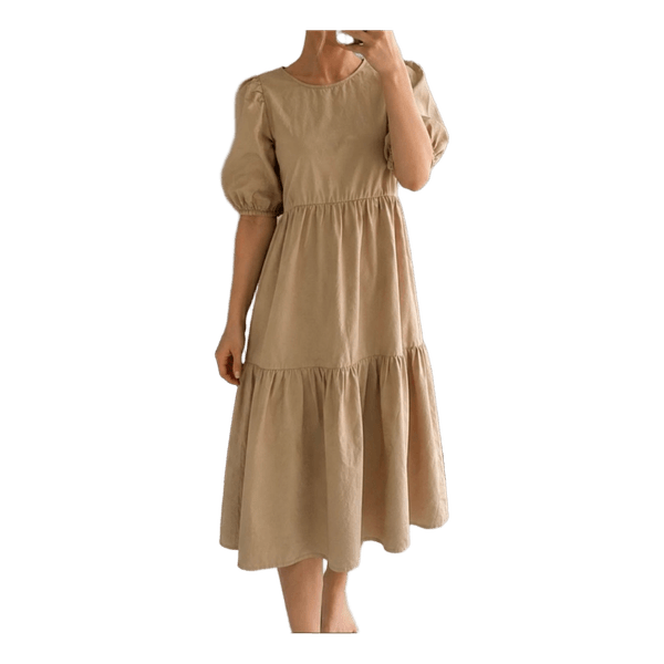 Zara beige midi dress