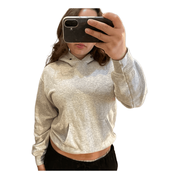 Grey Fruit of the Loom hoodie