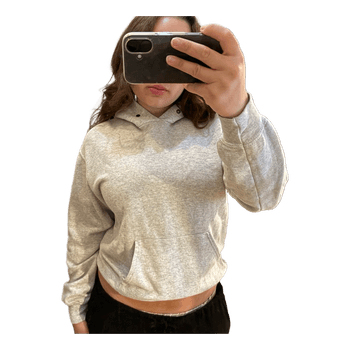 Grey Fruit of the Loom hoodie
