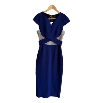 Roland Mouret blue dress