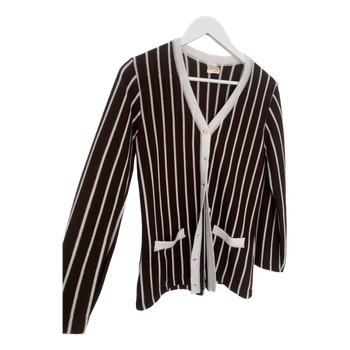 Micha striped button cardigan