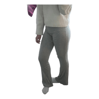 Harmaat leveälahkeiset housut