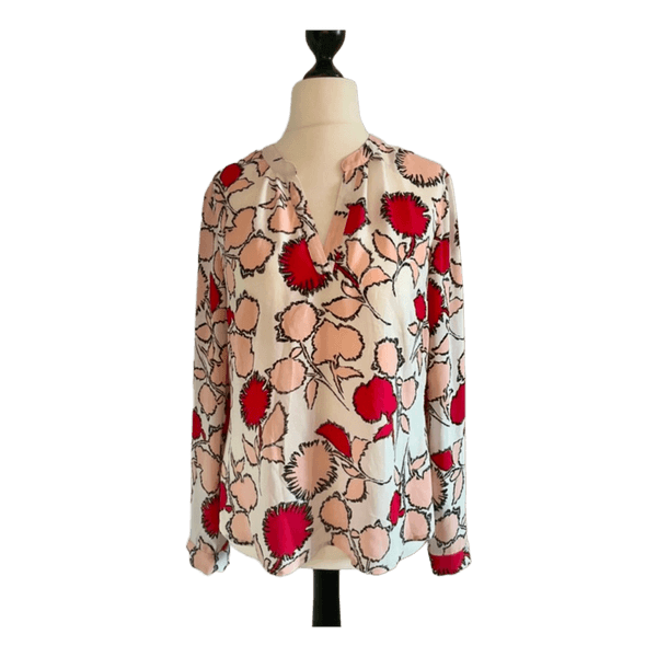 Bluse mit Blumen