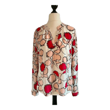 Bluse mit Blumen