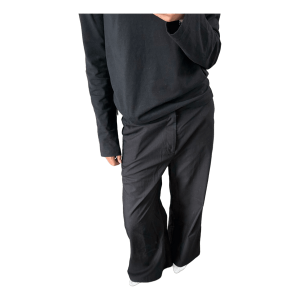 Sorte wide leg bukser