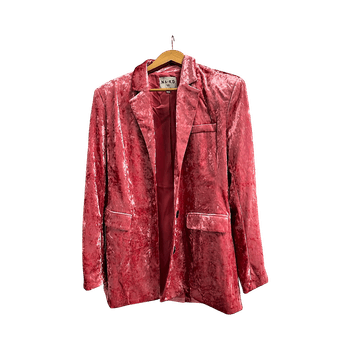 NA-KD samettinen jakku-asu