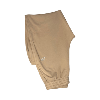 Beige fleece joggers