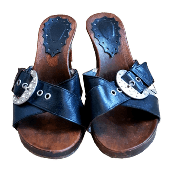 Greek leather shop sandals
