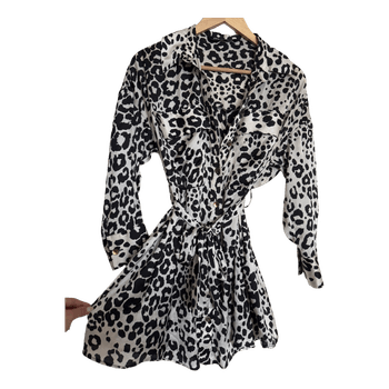 Zara leopard print dress