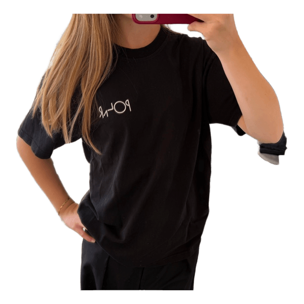 Polar skate Black cotton t-shirt