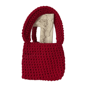Self-knitted bag