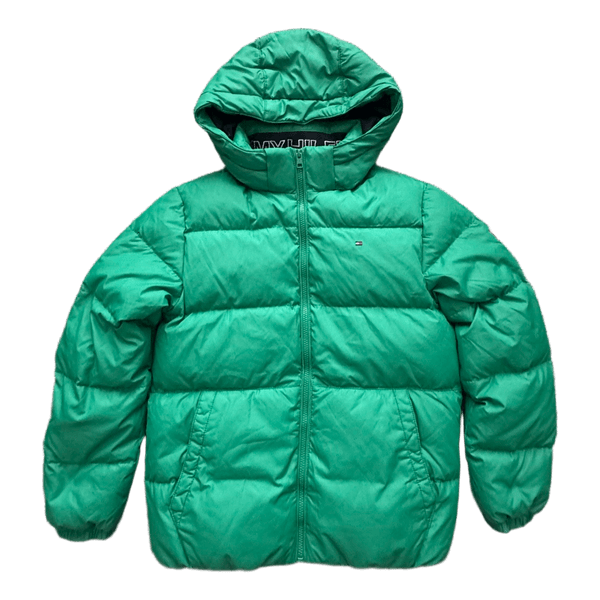 Green Tommy Hilfiger puffer jacket